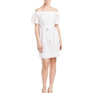Donna Morgan Eyelet Shift Dress